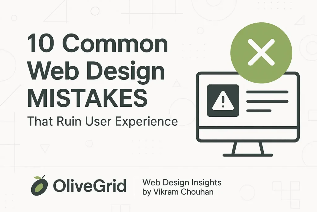 10 Common Web Design Mistakes That Ruin User Experience (and How to Fix Them)